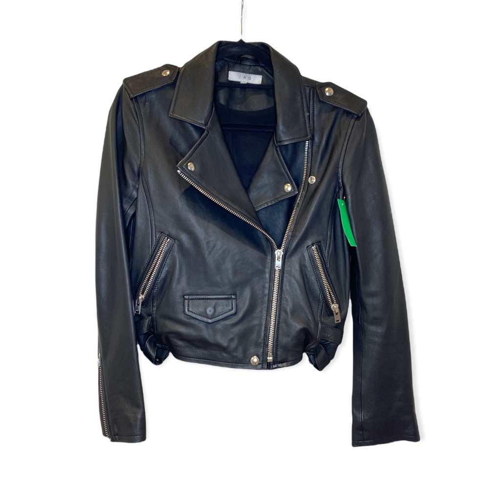 IRO Ashville leather jacket - Picture 1 of 2